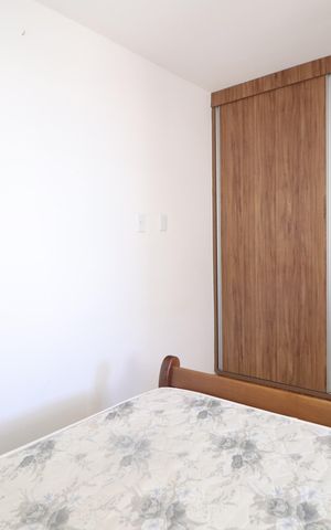 Apartamento para alugar com 74m², 2 quartos e 2 vagasQuarto 2 - Suíte