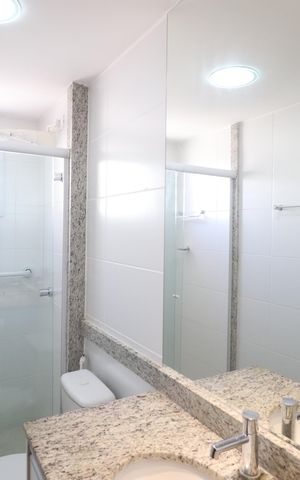 Apartamento para alugar com 74m², 2 quartos e 2 vagasBanheiro Social