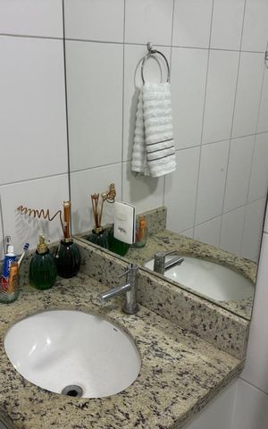 Apartamento para alugar com 54m², 1 quarto e 1 vaga Apartamento para alugar com 54m², 1 quarto e 1 vagaBanheiro