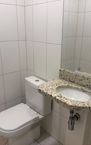 Apartamento para alugar com 54m², 1 quarto e 1 vaga Apartamento para alugar com 54m², 1 quarto e 1 vagaBanheiro