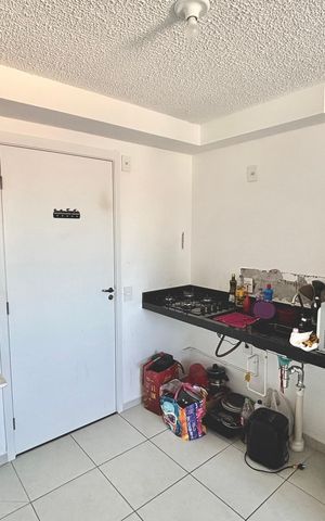 Apartamento à venda com 32m², 2 quartos e sem vaga Apartamento à venda com 32m², 2 quartos e sem vagaSala/Cozinha