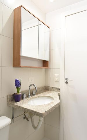 Casa de condomínio para alugar com 114m², 3 quartos e 2 vagasBanheiro 2