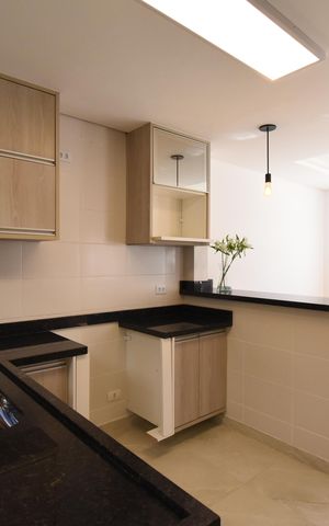 Casa de condomínio para alugar com 114m², 3 quartos e 2 vagasCozinha