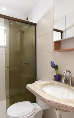 Casa de condomínio para alugar com 114m², 3 quartos e 2 vagasBanheiro 2