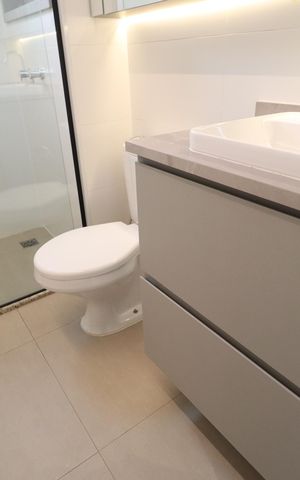 Apartamento para alugar com 89m², 3 quartos e 2 vagasBanheiro Social