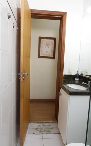 Apartamento à venda com 116m², 2 quartos e 1 vagaBanheiro Social