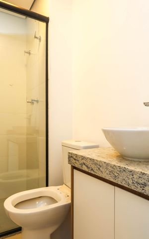 Studio para alugar com 29m², 1 quarto e sem vagaBanheiro