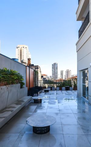 Studio para alugar com 29m², 1 quarto e sem vagaEspaço de convivência