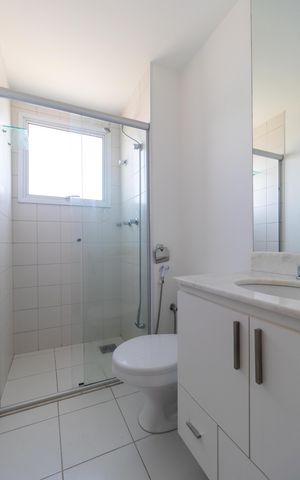 Apartamento para alugar com 108m², 3 quartos e 2 vagas Apartamento para alugar com 108m², 3 quartos e 2 vagasBanheiro da Suíte 01