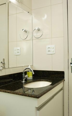 Apartamento para alugar com 85m², 2 quartos e 2 vagas Apartamento para alugar com 85m², 2 quartos e 2 vagasBanheiro Social