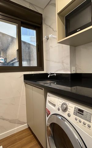 Studio para alugar com 39m², 1 quarto e sem vaga Studio para alugar com 39m², 1 quarto e sem vagaÁrea de Serviço