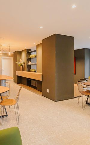 Studio à venda com 24m², 1 quarto e sem vagaSalão de Festas