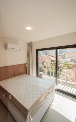 Studio para alugar com 38m², 1 quarto e sem vaga Studio para alugar com 38m², 1 quarto e sem vagaQuarto