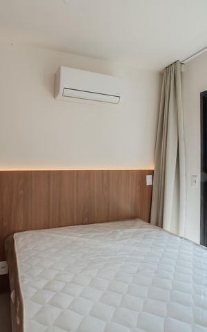 Studio para alugar com 38m², 1 quarto e sem vaga Studio para alugar com 38m², 1 quarto e sem vagaQuarto