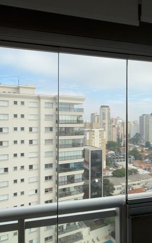 Studio à venda com 38m², 1 quarto e 1 vagaVaranda