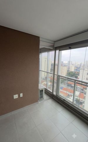 Studio à venda com 38m², 1 quarto e 1 vagaVaranda