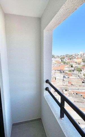 Apartamento para alugar com 37m², 2 quartos e sem vaga Apartamento para alugar com 37m², 2 quartos e sem vagaQuarto 2 Varanda