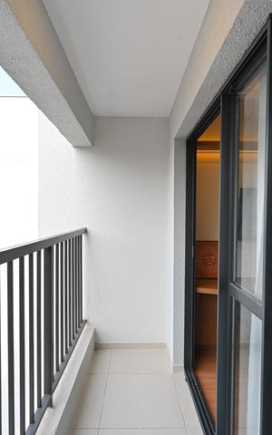 Apartamento para alugar com 26m², 1 quarto e sem vagaVaranda