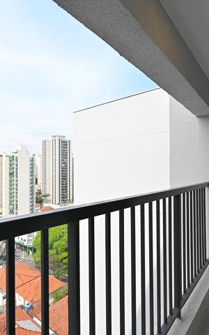 Apartamento para alugar com 26m², 1 quarto e sem vagaVaranda