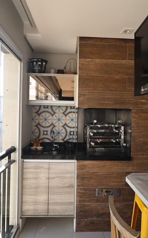 Apartamento à venda com 96m², 3 quartos e 2 vagas Apartamento à venda com 96m², 3 quartos e 2 vagasVaranda gourmet