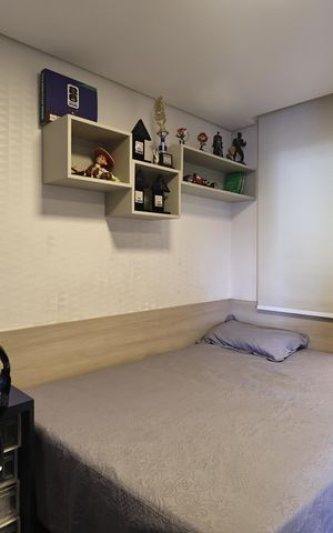 Apartamento à venda com 96m², 3 quartos e 2 vagas Apartamento à venda com 96m², 3 quartos e 2 vagasQuarto 2