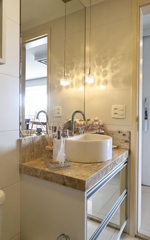 Apartamento à venda com 96m², 3 quartos e 2 vagas Apartamento à venda com 96m², 3 quartos e 2 vagasBanheiro