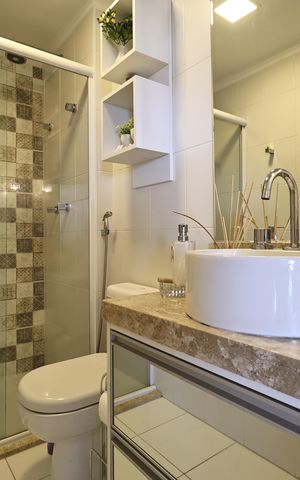 Apartamento à venda com 96m², 3 quartos e 2 vagas Apartamento à venda com 96m², 3 quartos e 2 vagasBanheiro
