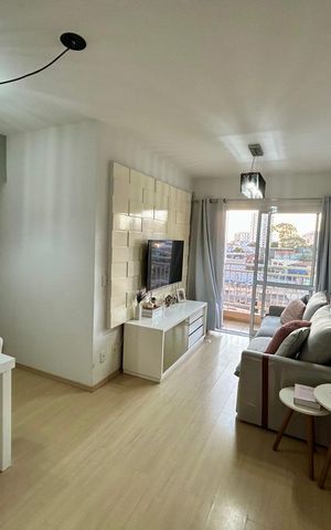 Apartamento à venda com 59m², 2 quartos e 1 vaga Apartamento à venda com 59m², 2 quartos e 1 vagaSala