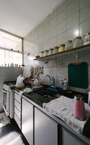 Apartamento à venda com 57m², 2 quartos e 1 vaga Apartamento à venda com 57m², 2 quartos e 1 vagaCozinha e Área de Serviço