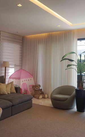 Casa de condomínio à venda com 250m², 4 quartos e 4 vagasSala
