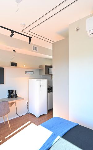 Studio para alugar com 22m², 1 quarto e sem vagaSala/Quarto
