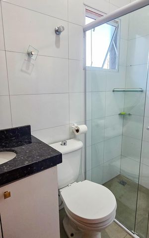 Casa de condomínio para alugar com 74m², 2 quartos e 1 vaga Casa de condomínio para alugar com 74m², 2 quartos e 1 vagaBanheiro