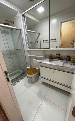 Apartamento à venda com 94m², 3 quartos e 2 vagas Apartamento à venda com 94m², 3 quartos e 2 vagasBanheiro