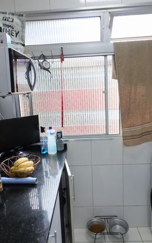 Apartamento à venda com 47m², 2 quartos e 1 vagaCozinha e Área de Serviço