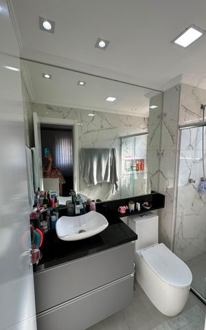 Apartamento à venda com 72m², 3 quartos e 1 vaga Apartamento à venda com 72m², 3 quartos e 1 vagaBanheiro