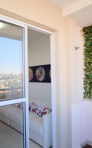 Apartamento à venda com 60m², 2 quartos e 1 vagaVaranda