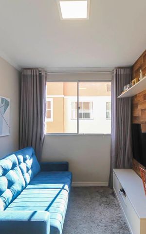 Apartamento à venda com 46m², 2 quartos e 1 vaga