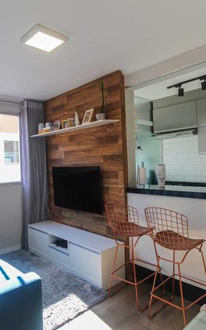 Apartamento à venda com 46m², 2 quartos e 1 vaga