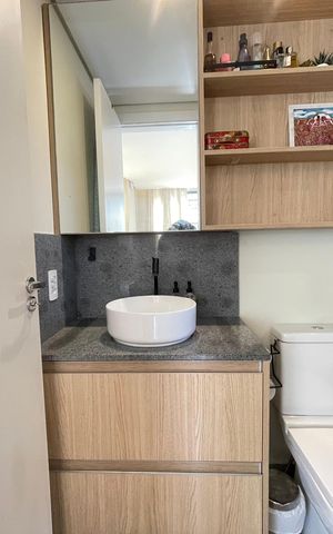Apartamento à venda com 44m², 2 quartos e 1 vaga Apartamento à venda com 44m², 2 quartos e 1 vagaBanheiro