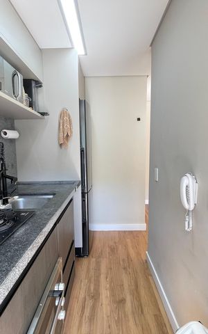 Apartamento à venda com 44m², 2 quartos e 1 vaga Apartamento à venda com 44m², 2 quartos e 1 vagaCozinha e Área de Serviço