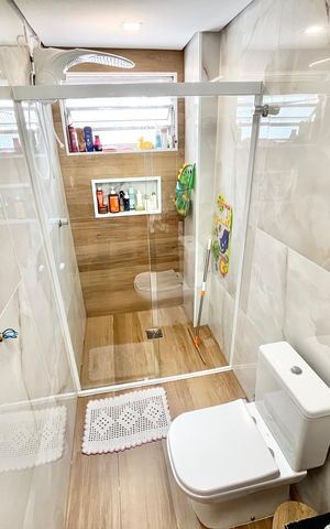 Apartamento à venda com 90m², 3 quartos e 1 vaga Apartamento à venda com 90m², 3 quartos e 1 vagaBanheiro