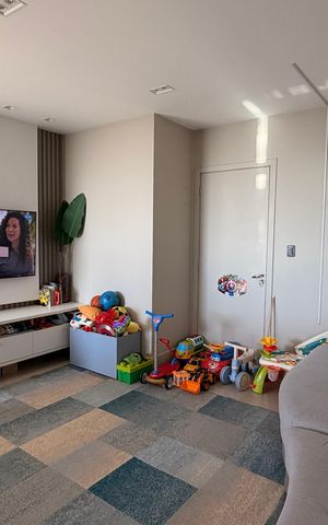 Apartamento à venda com 106m², 3 quartos e 2 vagasSala