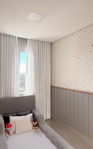Apartamento à venda com 106m², 3 quartos e 2 vagasSuíte 1
