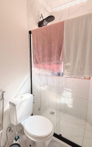 Casa para alugar com 403m², 5 quartos e 3 vagasBanheiro da Suíte 1- Casa 2