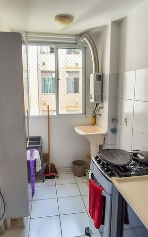 Apartamento à venda com 52m², 3 quartos e 1 vaga Apartamento à venda com 52m², 3 quartos e 1 vagaCozinha e Área de Serviço