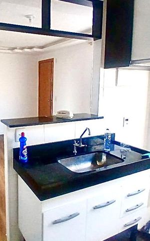 Apartamento para alugar com 45m², 2 quartos e 2 vagas Apartamento para alugar com 45m², 2 quartos e 2 vagasCozinha