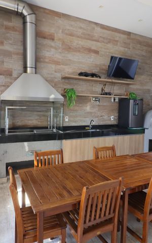 Apartamento para alugar com 123m², 3 quartos e 2 vagasÁrea comum - Churrasqueira