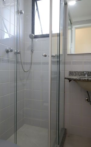 Apartamento para alugar com 64m², 2 quartos e 1 vagaBanheiro da Suíte