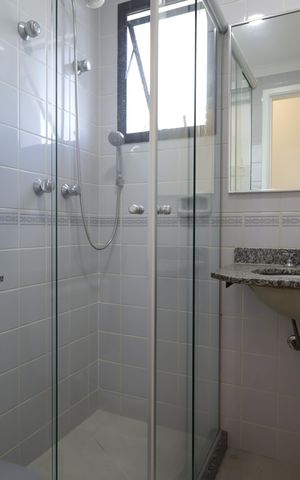 Apartamento para alugar com 64m², 2 quartos e 1 vagaBanheiro da Suíte