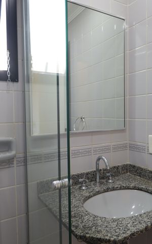 Apartamento para alugar com 64m², 2 quartos e 1 vagaBanheiro da Suíte